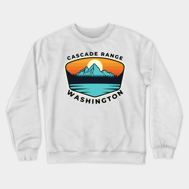 Cascade Range Washington - Travel Crewneck Sweatshirt by Famgift